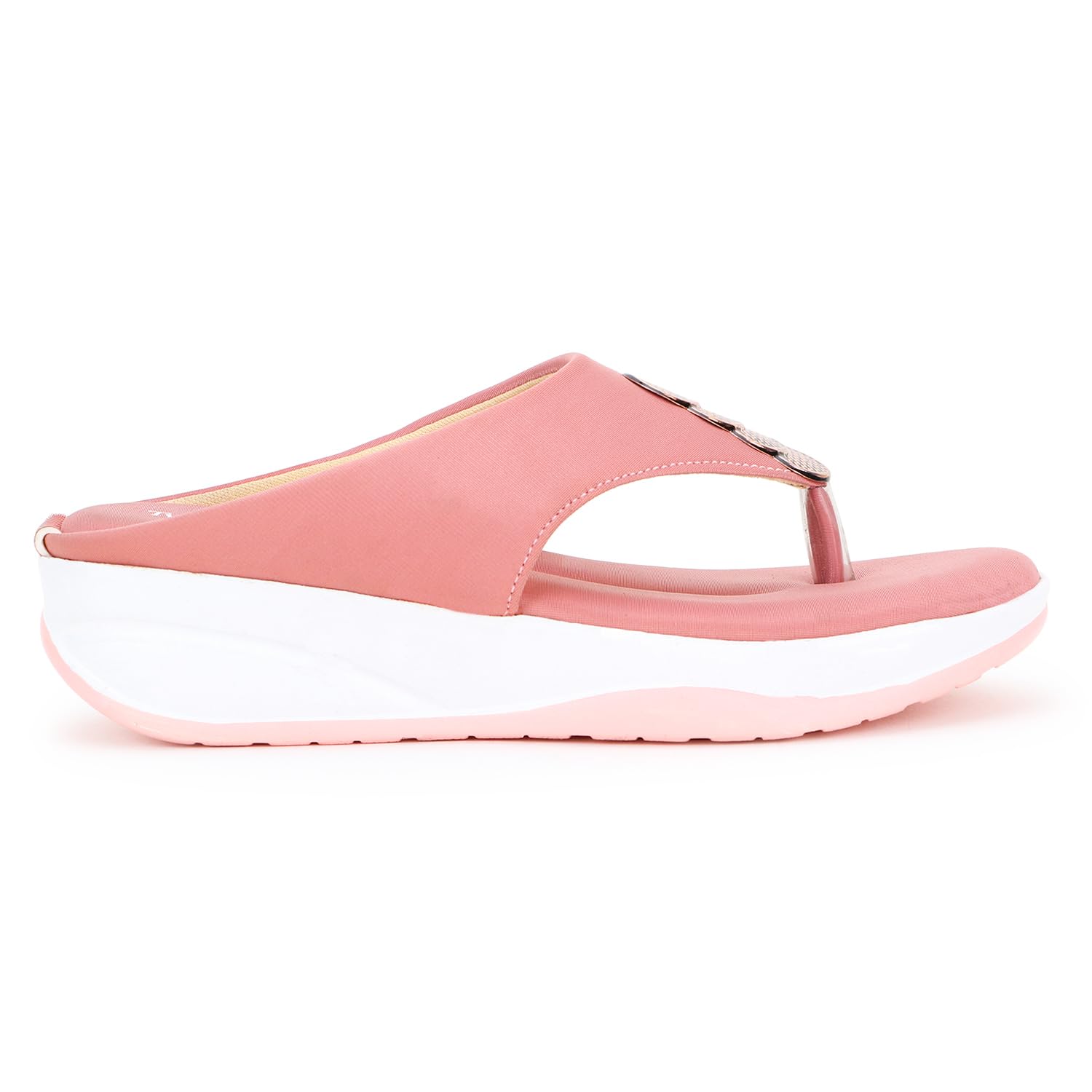 Women Fancy Wedge Sandal Lightweight Extra Softnes Comfortable Casual/Office Stylish Sandals_028-PECH_4 (B0DBVVXQJP) Amazon Price History, Amazon Price Tracker