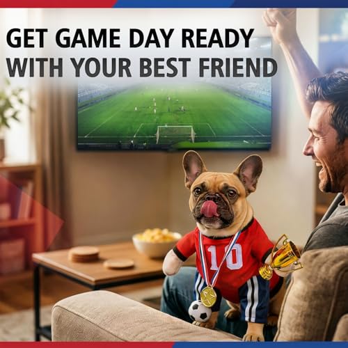Disfraz de fútbol para perro talla X-L miniatura 4