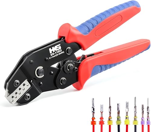 Miniatura 10 de HKS 20-14AWG Tamaño 16 20 Herramienta de Crimpado Deutsch DT DTM (YF-1420DT) - Herramienta de Crimpado de Terminal de Barril Abierto para Contactos