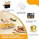 BYKITCHEN Groß Heißluftfritteuse Zubehör für Ninja Foodi Max Dual Zone [AF400EU] 9,5L, Airfryer Racks/Gitter, Af400eu Zubehör, Grillrost/Körbe für Ninja Heißluftfritteuse,304 überzogener Edelstahl
