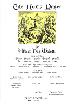 Unknown Binding The Lord's Prayer ... Vocal Duet. Soprano and Alto. Soprano and Tenor. Alto and Baritone, etc. < Arranged by Carl Deis. > Book