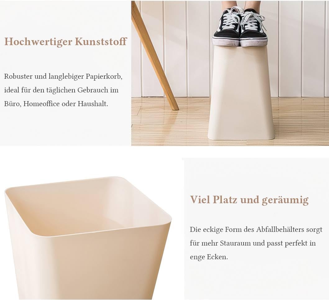 Mini Poubelle Avec Couvercle Pour Bureau, Chambre D'enfant, Recyclage