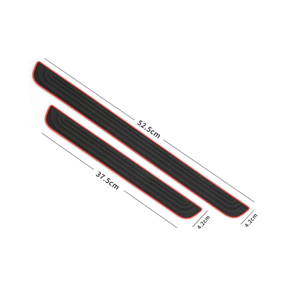 4 Pezzi Battitacco per Auto per Dacia Bigster 2025-2031 (5-Türer Kombi), Protezione Sottoporta Battitacco Auto Paracolpi Entrata Portiera Accessori Decorativi Interni