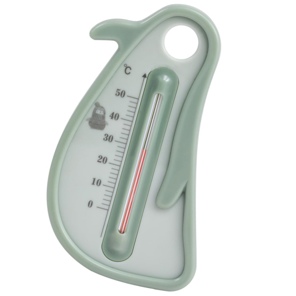 GRIRIW Tub Thermometer Penguin Shaped Water Thermometer for Easy Random Color
