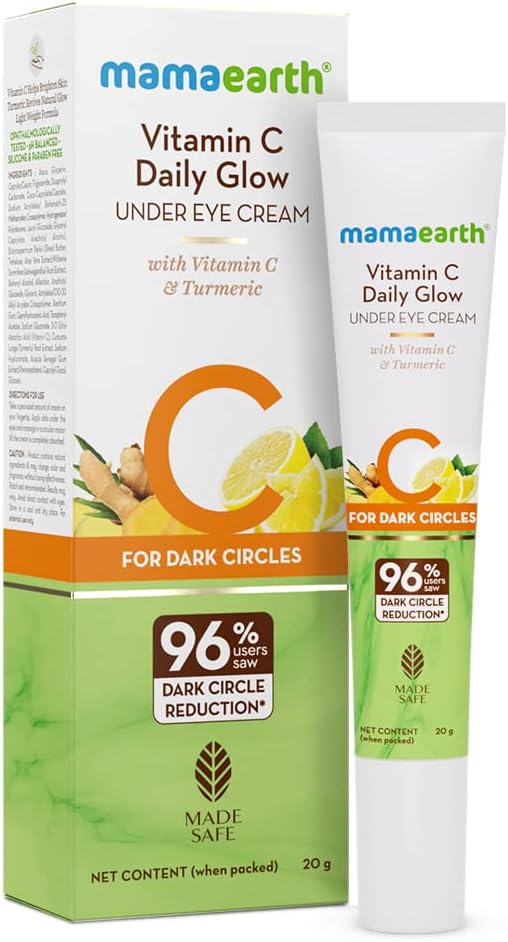 Mamaearth Vit C Daily Glow Under EyeCream 20g