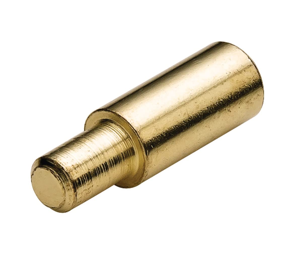 12 pcs x Hafele Shelf Pins Support Plug-in for Wooden Shelves and Ø 5 mm Hole (Brass Plated)