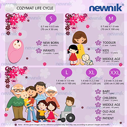 Image of Dry Sheet Quick Waterproof Breathable Bed Protector & Crib Sheet (Size: 200cm X 260cm) Maroon, Double Bed