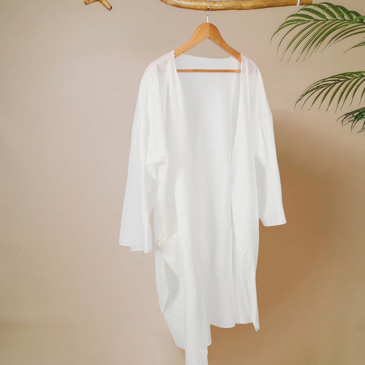 VALICLUD Bata Mujer y Hombre de Algodón, Bata de Baño para Casa y Sauna, Diseño Grueso, Suave, Cálida y Cómoda, Estilo Hotel