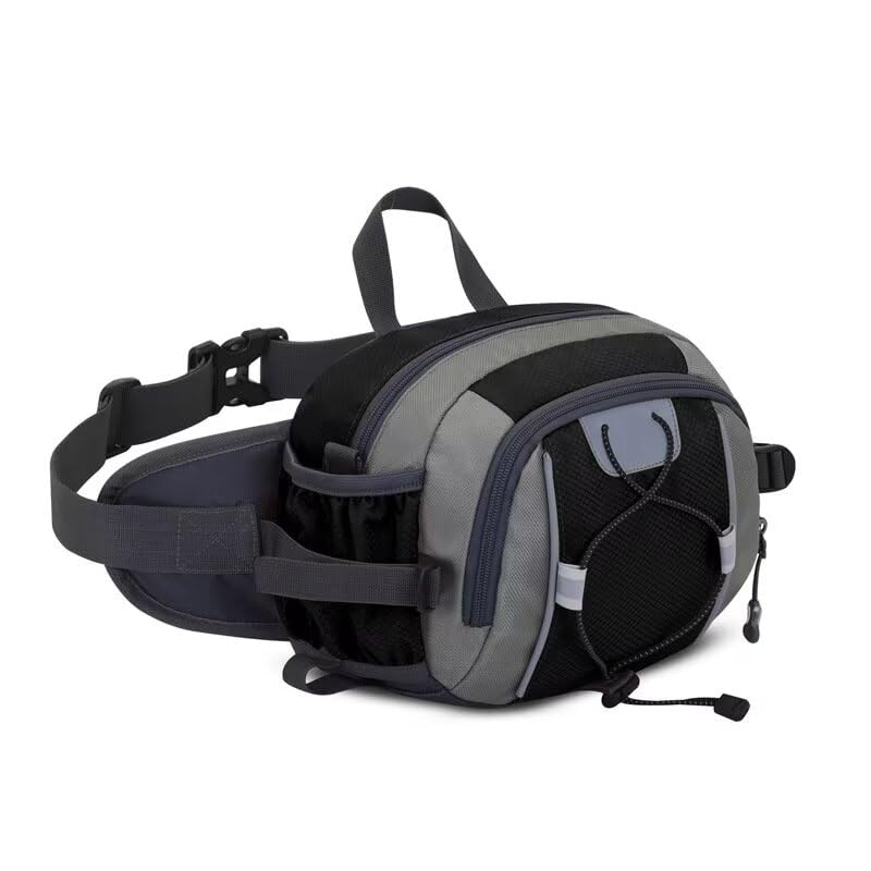 ROSSRORE Large Unisex Dog Walking Bags, Multifunctional Waterproof Chest Crossbody or Bum Bag with Detachable Shoulder Strap Hiking Black Waist Pack & Fanny Pack โ image 1
