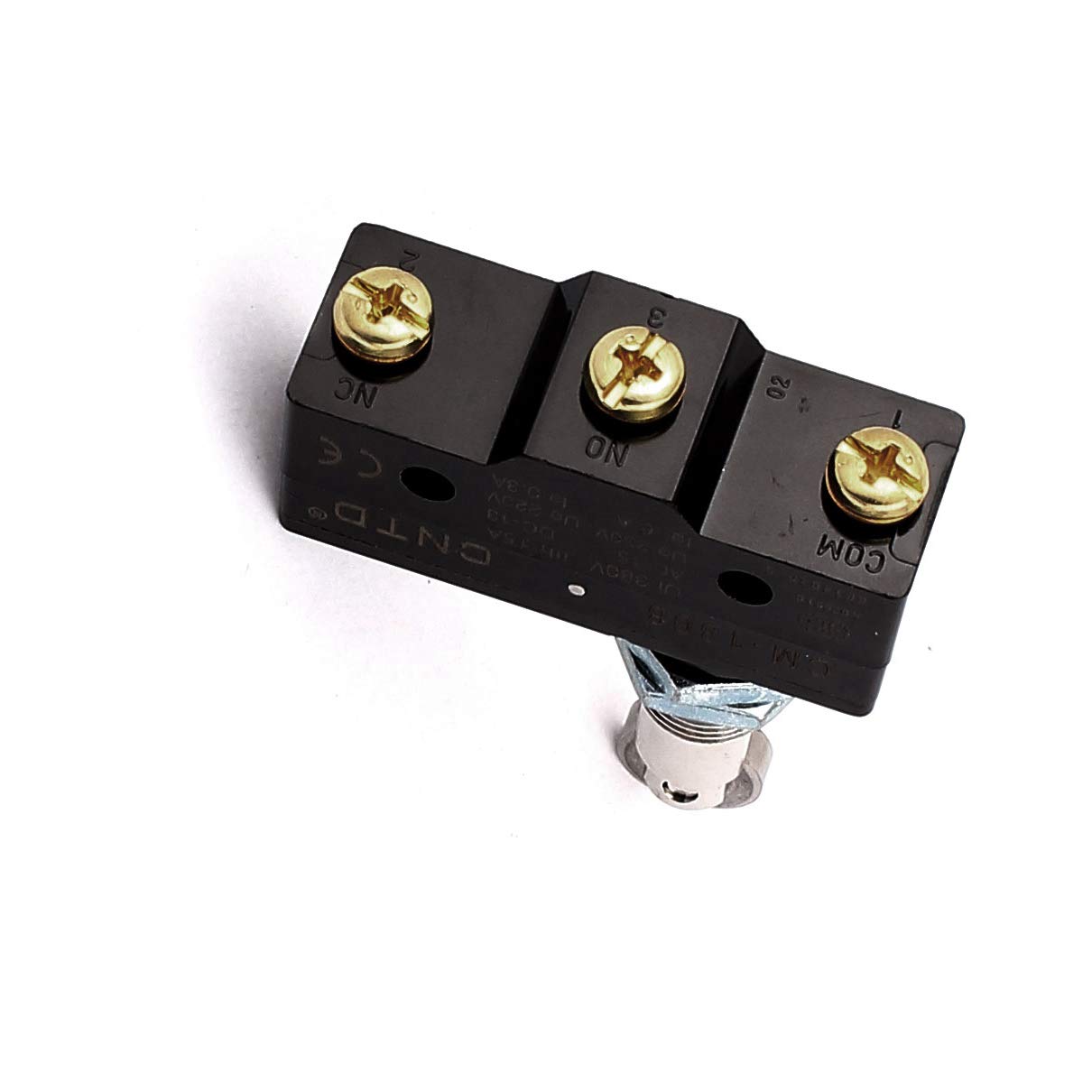 Aexit CM-1308 3 Wall Switches Screw Terminals Panel Mount Roller Plunger Mini Dimmer Switches Limit Switch