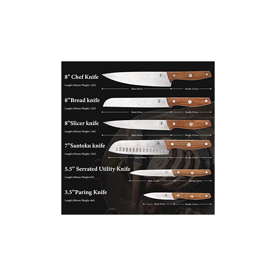 EUNA-6-Pieces-Knife-Set-with-Ergonomic-ASH-Handle-Kitchen-Knife-with-High-Carbon-Stainless-Steel-Blade-Chef-Knife-Set-with-Multiple-Sizes-for-Multipurpose-Cooking-Gift-Box EUNA 6 Pieces Knife Set with Ergonomic ASH Handle, Kitchen Knife with High-Carbon Stainless-Steel Blade, Chef Knife Set with Multiple Sizes for Multipurpose Cooking, Gift Box