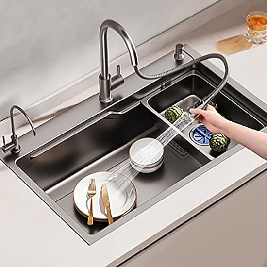 Lavello Da Bar In Acciaio Inox 304 - Vasca Singola 26.5x16.2x6.5 Cm, Per Camper, Cucine E Bagni - Foto 2