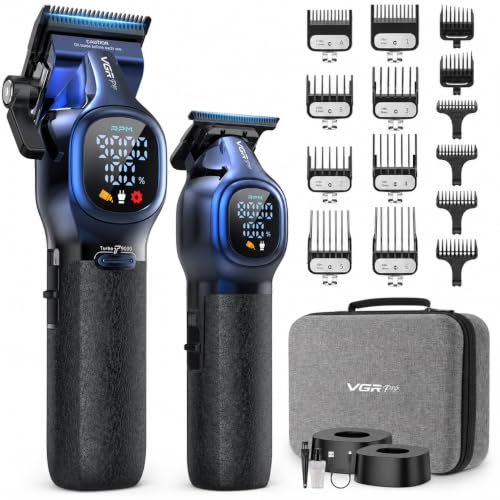 Image of VGRPRO Professional Hair Clippers for Men, Cordless Clipper and Trimmer Set
