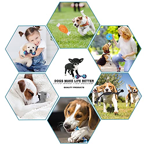 BUIBIIU Dog/Puppy Teething Toys, Assorted Chew Toys, 6 ct - Image 5