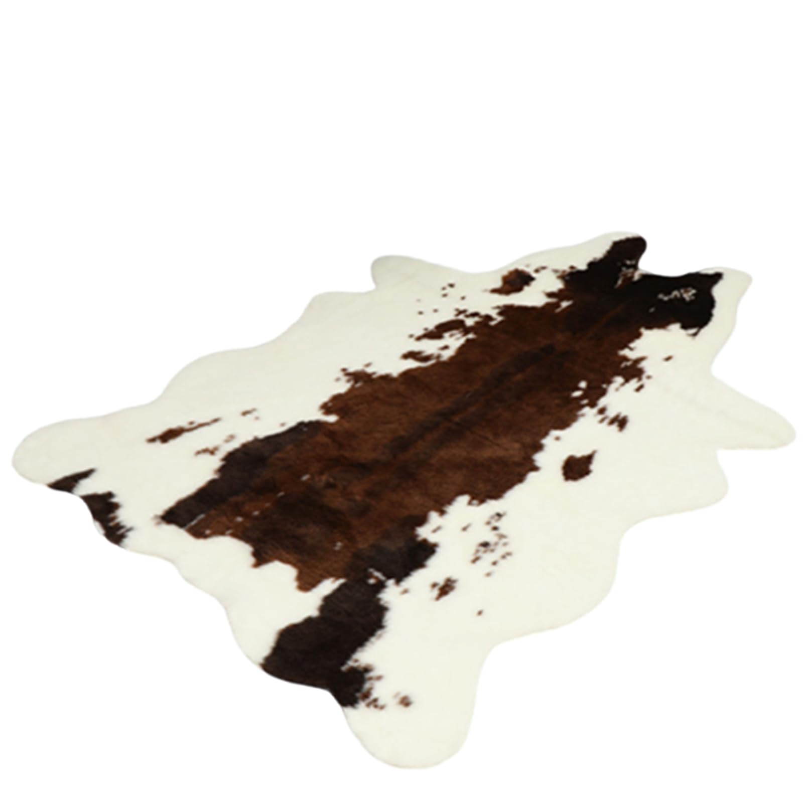 Cow Skin Rug Tapis en Peau de Vache en Fausse,Tapis en Peau De Vache Synthétique,Tapis en Fausse De ZèBre,Tapis de Vache,Antidérapant,pour la décoration intérieure