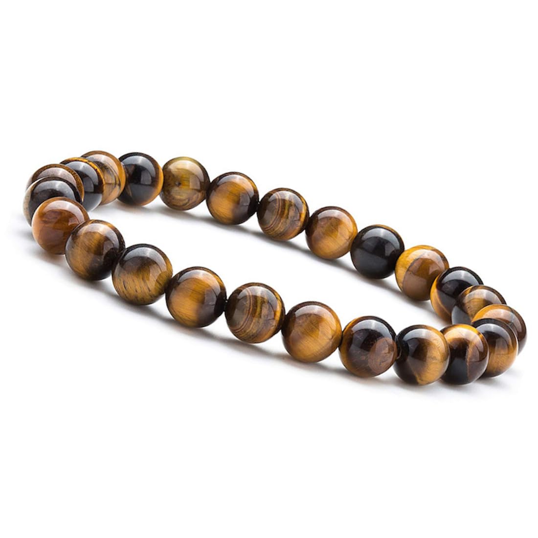 6mm Tijgeroog Kralen Strand Armbanden Mannen Vrouwen Charme roestvrijstalen ketting Kleurrijke Stenen Armband Mannelijke Sieraden Gift kopen vanaf een prijs van 2.64