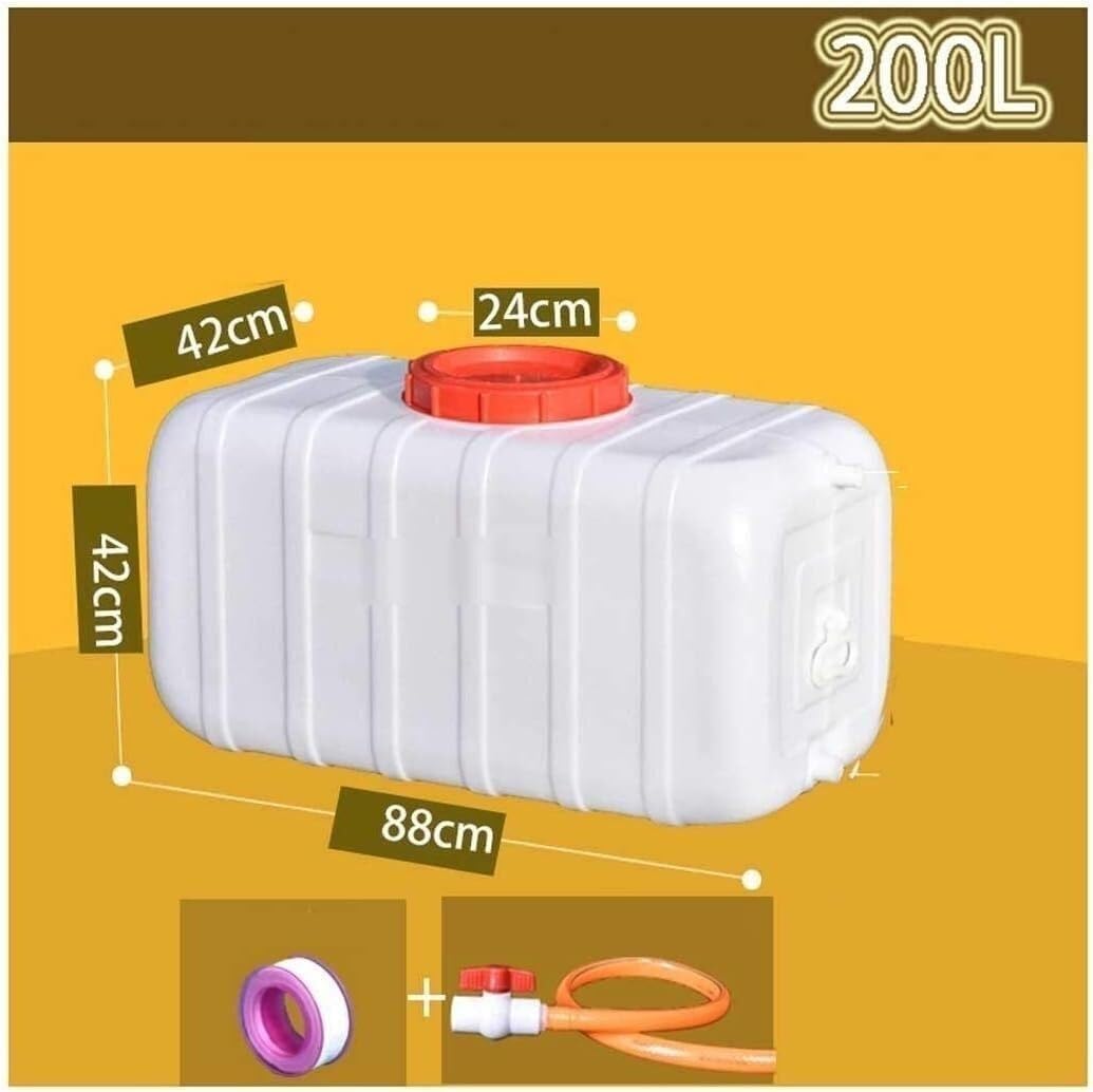 Durable Food Grade Thick Plastic Water Tank - Portable Rain Barrel with Handle for Car Camping, Easy to Carry, Ideal for Outdoor Activities, 5 Gallon Capacity