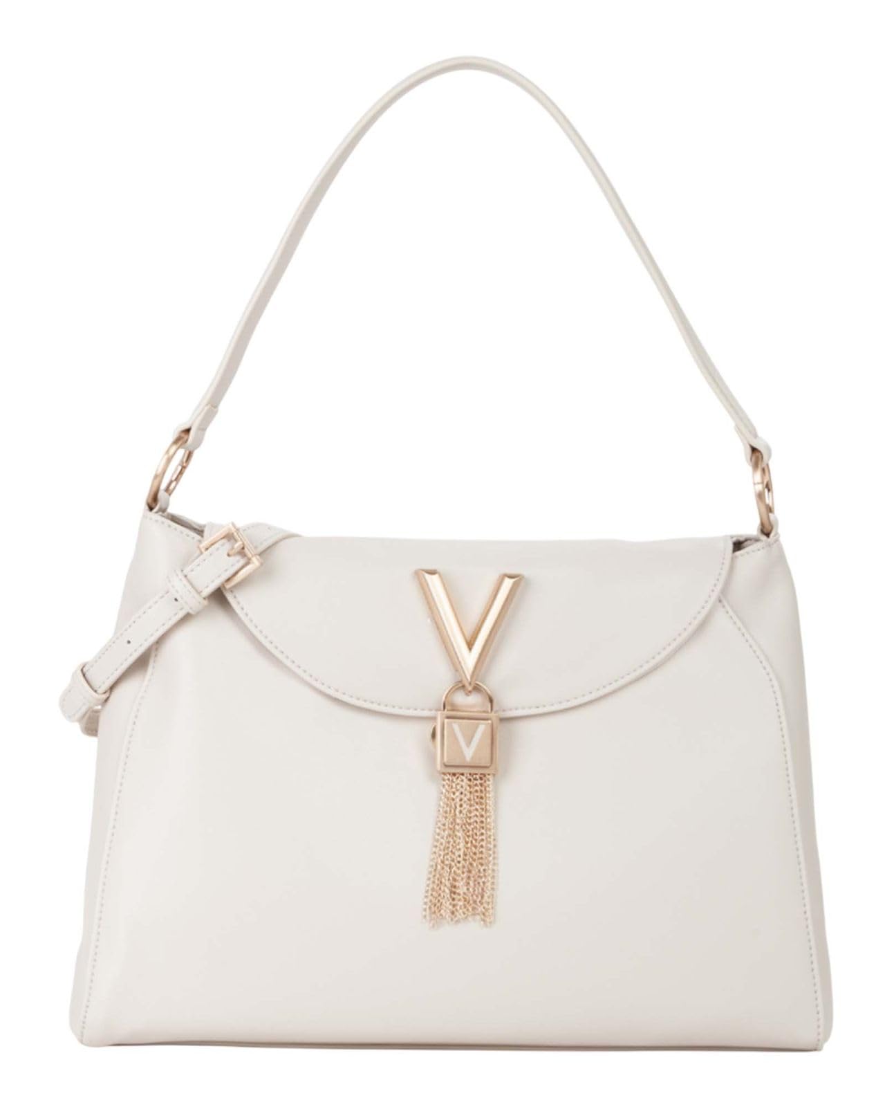 Valentino shoulder bag cross body bag Stella Hobo Bag Ecru creme-white