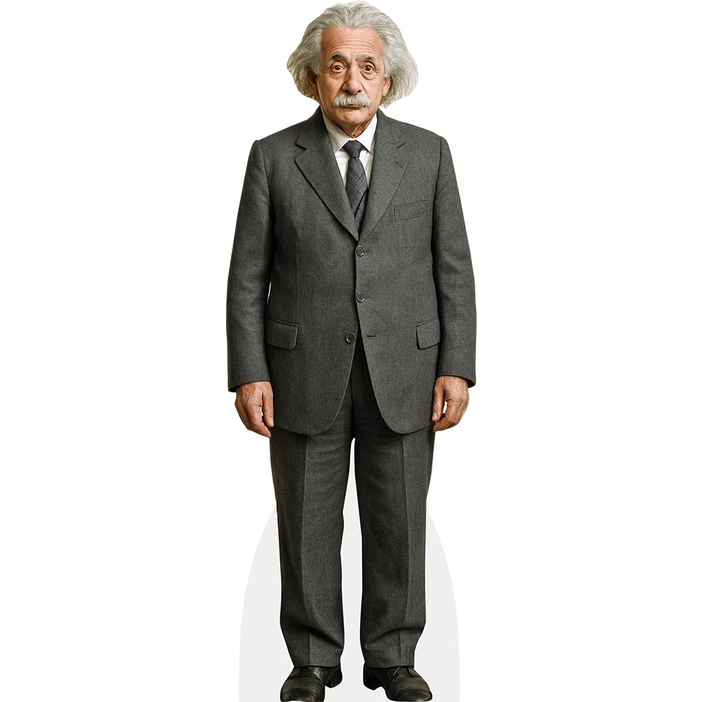 Albert Einstein (Grey Suit) Life Size Cutout