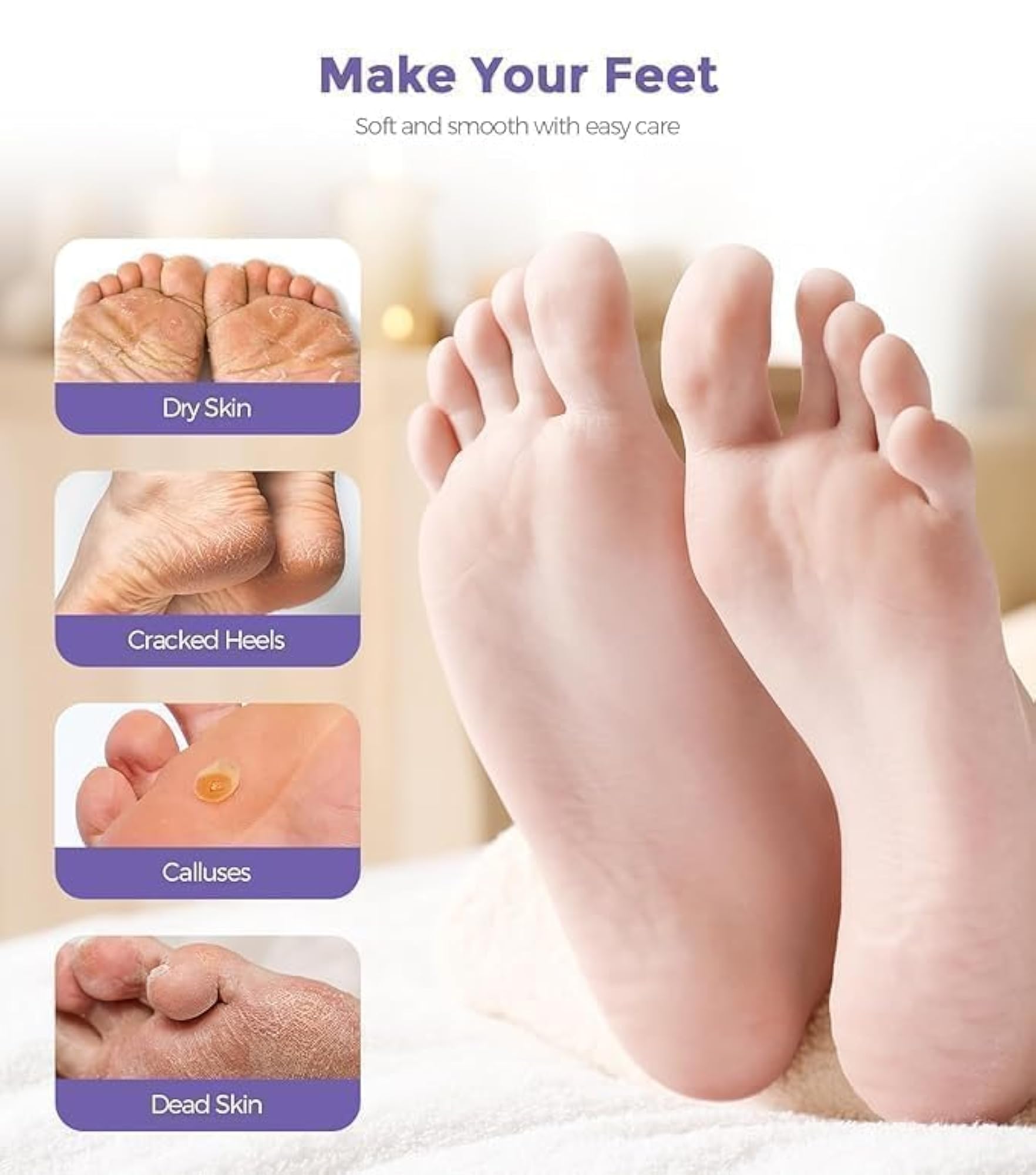 Nirviklpe Exfoliating Foot Mask for Soft and Smooth Feet