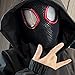 YXuan Spider Mask with Moving Eyes, Super Hero Full Face Remote Control Eyes Size Hero Cosplay Mask for kids/Adult