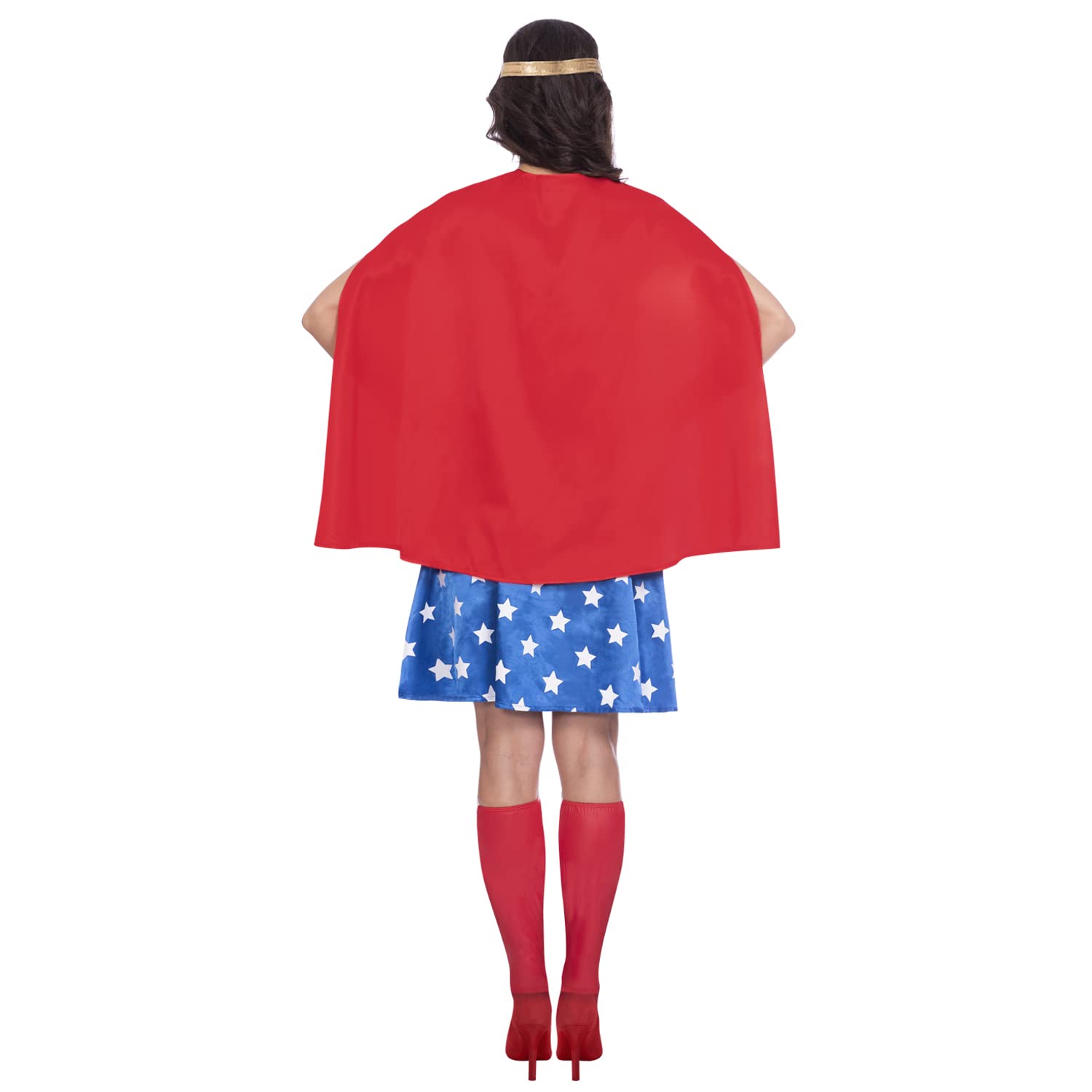 amscan 9915556 - Damski oficjalny kostium kostiumowy DC Comics Wonder Woman dla dorosłych Rozmiar: 18-20