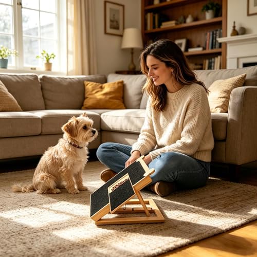 Planche de soin des pattes de chien : grattoir à ongles pour chien pour stopper la peur du coupe-ongles