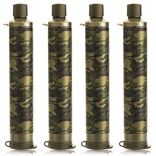 Membrane Solutions Straw Water Filter,Survival Filtration Portable Gear,Emergency Preparedness,Supply for Drinking Hiking Camping