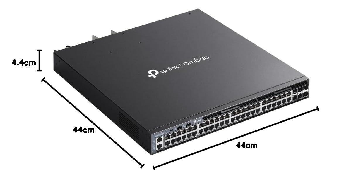TP-LINK OMADA 48-PORTGIGABIT STACKABLE L3 MANAGED POE+ SWITCH WITH 6 10