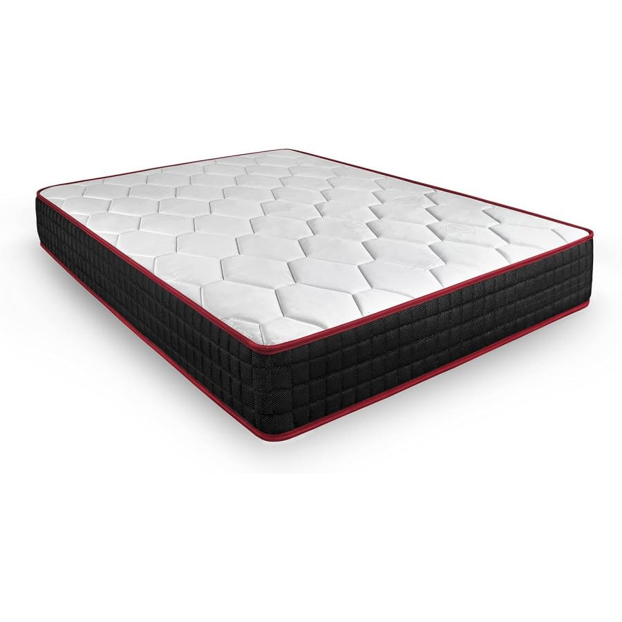 HOGAR24 ES | Colchón Viscoelástico Memory Premier | Doble Cara Verano Invierno | Tejido 3D Transpirable | Grosor Colchón: 25 cm | Medida: 135x180 cm