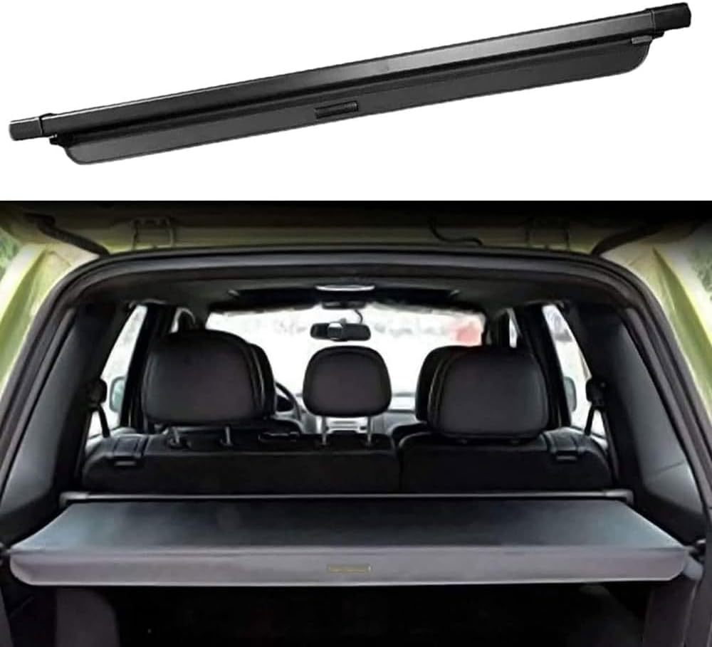 PANXUC Rear Boot Cargo Cover Curtain For Ford Escape 2008-2012, Trunk Retractable Cargo Cover Shield Shade Curtain Partition Board Privacy Blinds