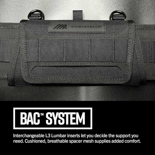 Diamondback Tempo Tool Belt - Tool Belts for Men with Lumbar Support - Utility Belt with 10 Attachment Points for Tool Belt Pouches (XS/S)2