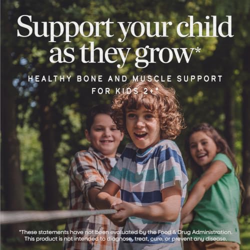 Nature's Way Kids Growing Bones & Muscles Gummies, Ages 2+, Berry, 60 ct - image 3
