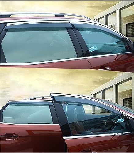 Visière de pluie pour vitres Peugeot 2008 roulez fenêtres ouvertes en voyage