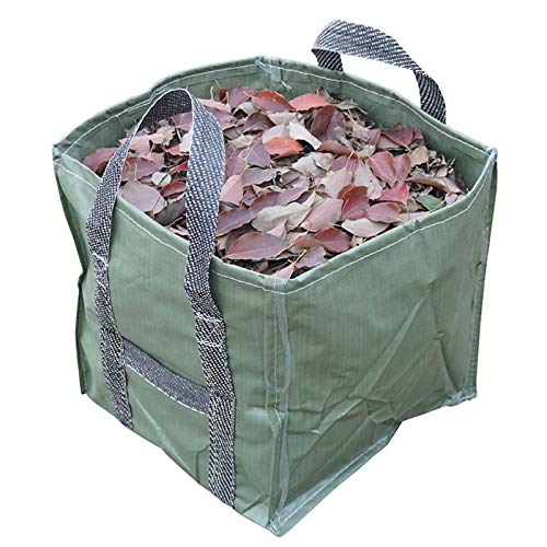 Abreuvoir chronométré 252L réutilisable Jardin Feuille Sac réutilisable pliable Conteneur de jardinage avec poignées for pelouse résidus de jardin Pour robinet extérieur ( Color : Army Green )