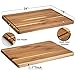 Fashionwu Extra Large Acacia Wood Cutting Board, 24 x 18 Inch Kitchen Cutting Board with Juice Slot and Handles, Reversible Wood Block Butcher Block Cutting Board for Meats, Vegetables and Cheeses