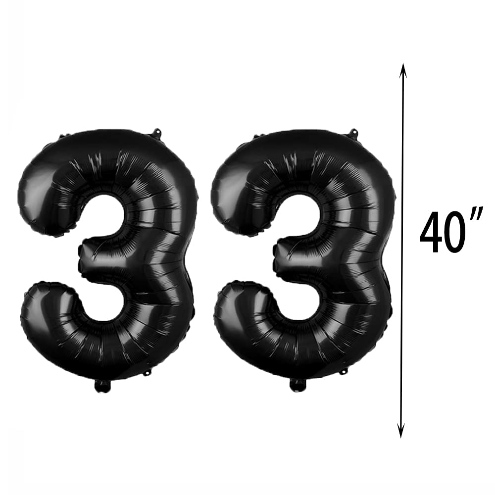33. Geburtstag Dekoration Set In Gold – Mit Ballons, Banner & Krone Für Die Perfekte Birthday-Party