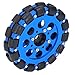 DIY Industrial Robot Part, Strong Grip Multi Subdivision Aluminum Alloy + Silicone Omnidirectional Wheel 30kg Capicity for Project((Two-wheel combination set) UM5604-0014-0152)