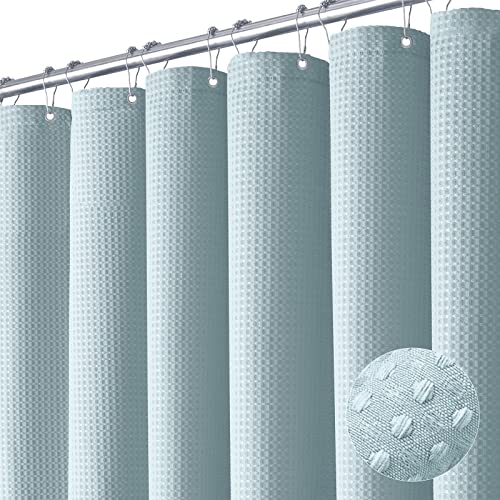 Dynamene Fog Blue Fabric Shower Curtain for...