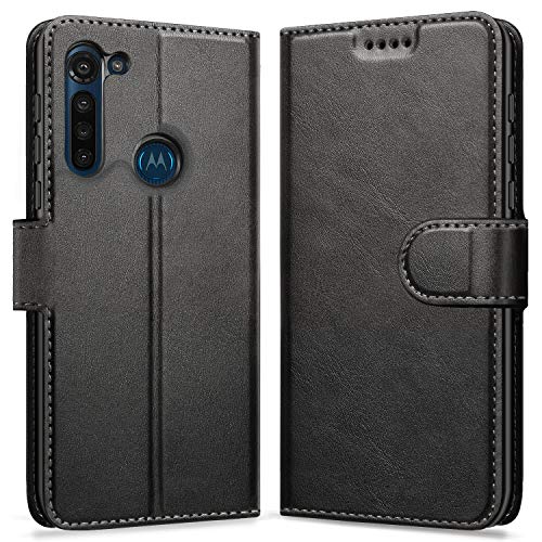 ykooe Compatible with Moto G8 Power Case, PU Leather Flip Phone Case for Motorola Moto G8 Power Card Holder Cover 6.4 Inch