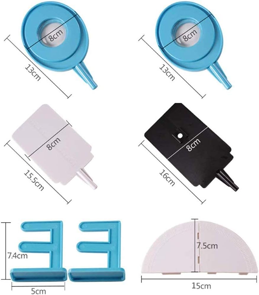 The Experiment Kit for Physical Optics Tri-Prism Concave Convex Lens Disrupting Mirror Optical Bench Rainbow Mirror Parallel Light Source Imaging