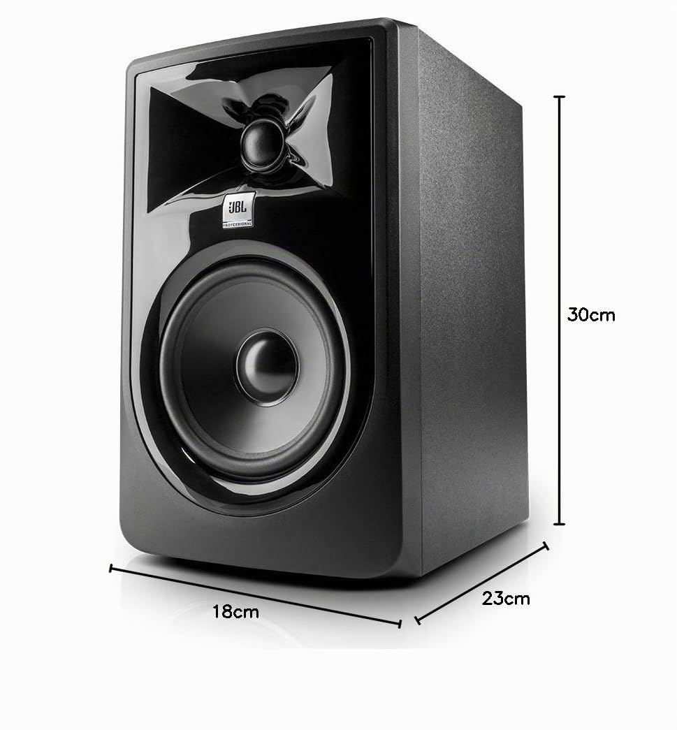 JBL Professional 305P MKII 5 Zoll 2-Wege-Studio-Referenzmonitor mit Stromversorgung
