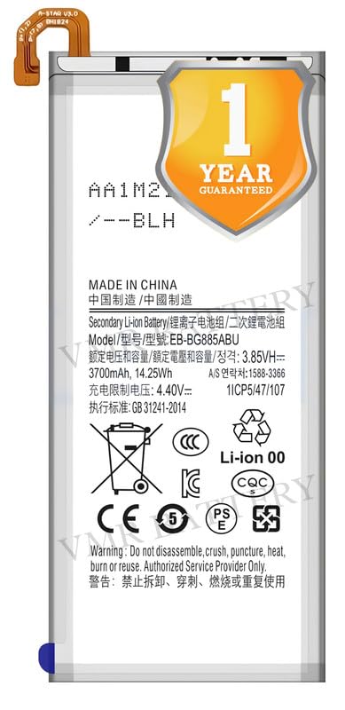 Image of Original EB-BG885ABU Battery Compatible for Samsung Galaxy A8 Star (A9 Star) - (3700mAh) - 1 Year Warranty K7
