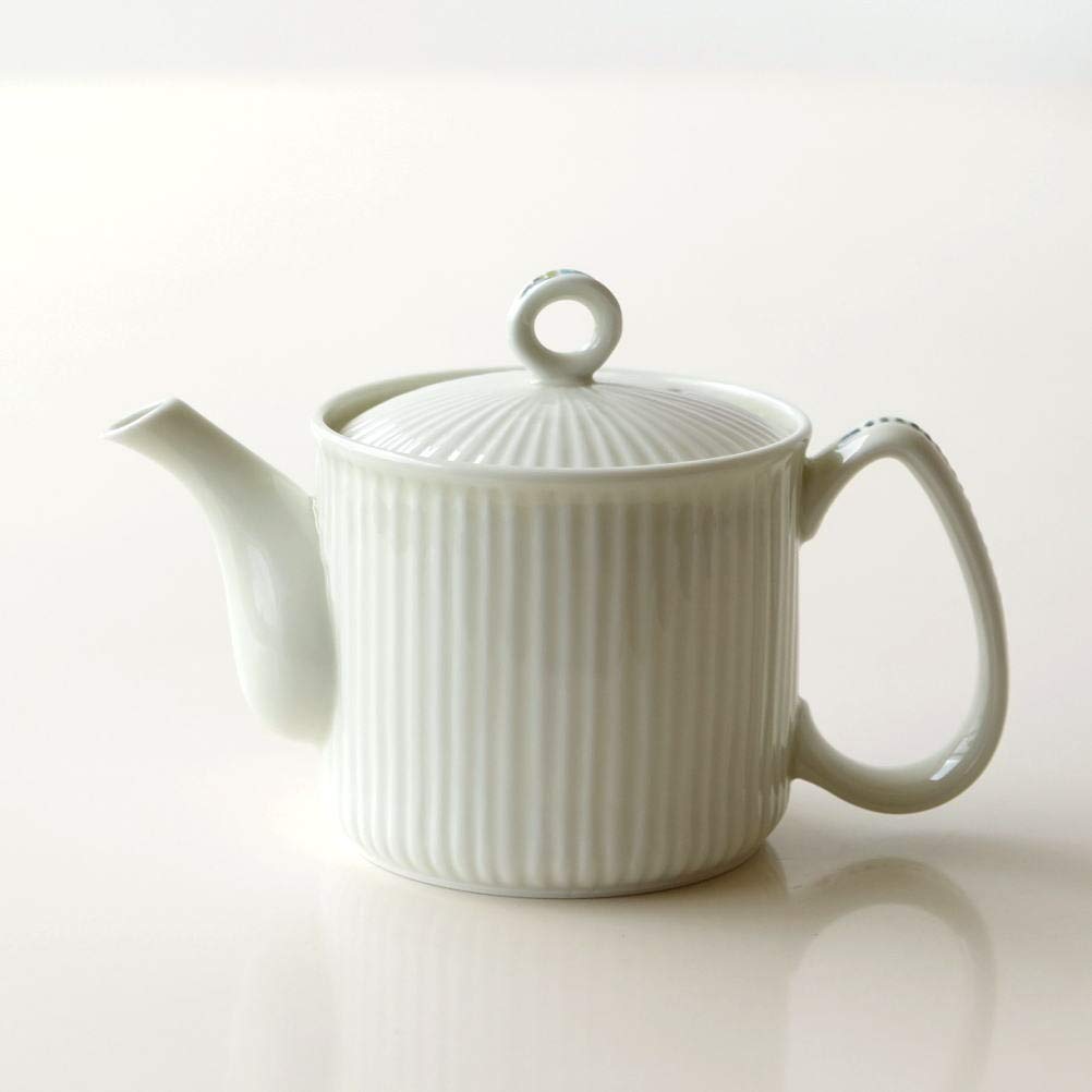 Amazon | ティーポット おしゃれ 白 茶こし付き 磁器 有田焼 北欧 和 