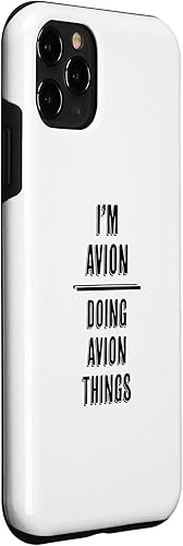 Miniatura 3 de iPhone 11 Pro I'm AVION - Doing AVION Things  Divertido - Primer nombre - Funda