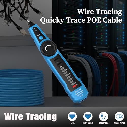 Netzwerk Kabel Tester,RJ45 RJ11 Netzwerk LAN Kabel Tracker,Telefonkabeltester,netzwerk kabeltester...