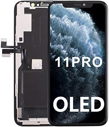 CCXSY OLED Display Screen Replacement for iPhone 11 Pro, 3D Touch 5.8 Inch Screen Digitizer Full Assembly for Model A2160, A2217, A2215