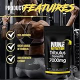 Nuke Nutrition Tribulus Terrestris 7000mg - 180 Capsules - Tribulus Terrestris High Strength Test Booster Pills For Men & Women - Increase Testosterone for Enhanced Muscle Growth, Strength & Endurance - Image 4