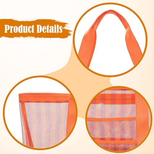 Sac en filet rose mandarine votre nouvel accessoire indispensable des vacances aux loisirs - 3