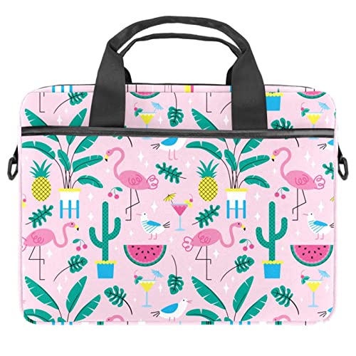 Sac à bandoulière pour ordinateur portable 13" 13.3" 14.5" rose